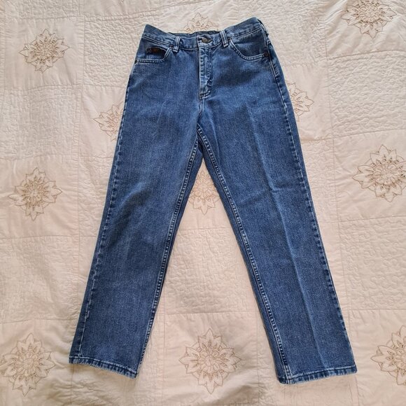 Lee Medium Wash Straight Leg Jeans, 6S - Picture 2 of 5